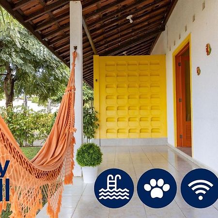 Casa Com 4Qts-Pet Friendly-Piscina Cond-Sh011 Apartment Прайя дос Карнейрос Екстериор снимка